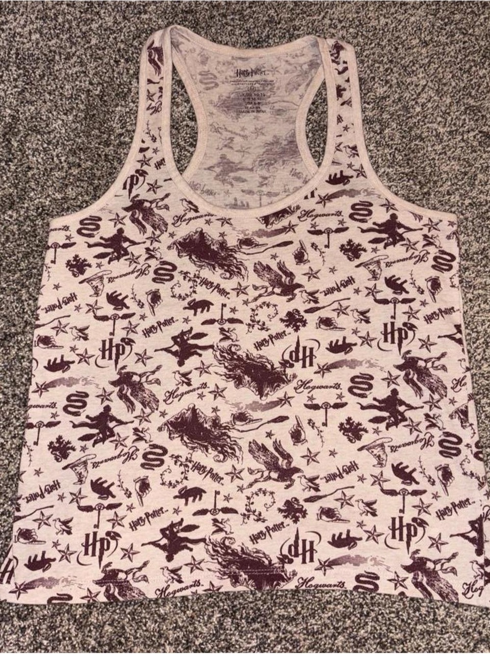 Y2K Harry Potter Hogwarts Tank Top